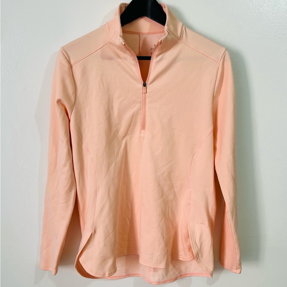 Nike Dri-FIT Women's Pale Pink Long Sleeve Stretch Pullover Shirt Size S